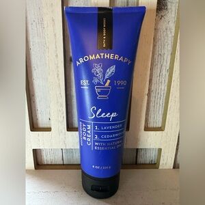 Bath & Body Works Aromatherapy SLEEP Lavender Cedarwood Body Cream 8oz ~New